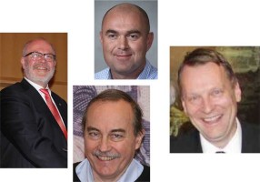Jan Berg, Fredrik Ydell, Stefan Heijtz och nederst Bengt-Göran Österdahl