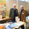 Förbundets monter med Erik Hultman, ordförande Borås FF och Jan Palmén SFF