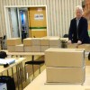 Chefen själv, Göran Fredrikson, var mycket nöjd och delade ut fikabröd och smörgåsar till alla försäljarna.
