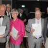 Längst fram utställarkvartetten Einar Nagel, Ann-Mari Fåhræus, Gunnar Lithén och Gunnar Dahlvig.