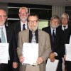 Fem deltagare i mästarklassen samt Mats Ahlmark. Från vänster: Jan Berg, Gert Fredriksson, Anders Olason, Lennart Dauhn, Mats Ahlmark och Richard Bodin