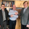 Sponsorskapet klart: Lars-Olow Carlsson, Lars Nordberg och Claes Arnrup
