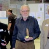 Roland Andersson, Gunnar Dahlvig och Ulla Lundquist, tre openutställare. Här vid SM i Open 2011 i Skillingaryd.