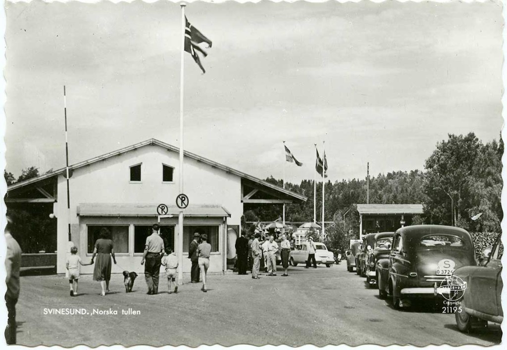 Vid tullen omrking 1955.