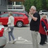 Vi åker från Simonsland i Borås till Fristad några mil.