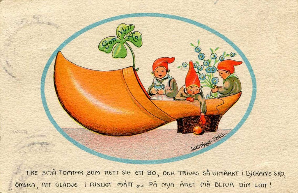 Julkort som skickades när ”alla” gjorde det.
